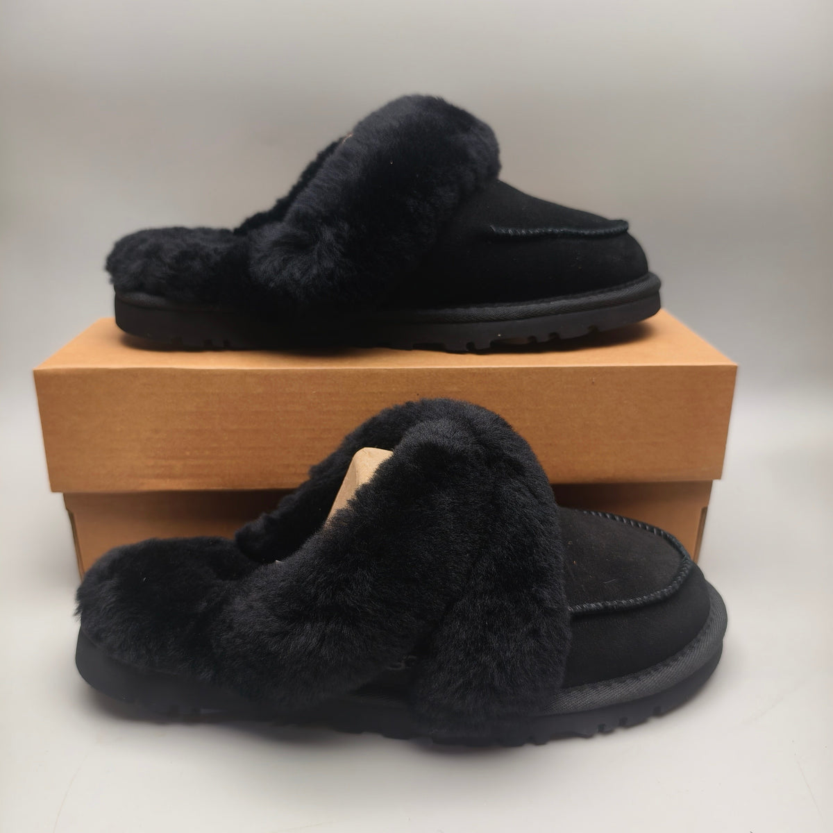 Black Casual House Slippers - Style 4571