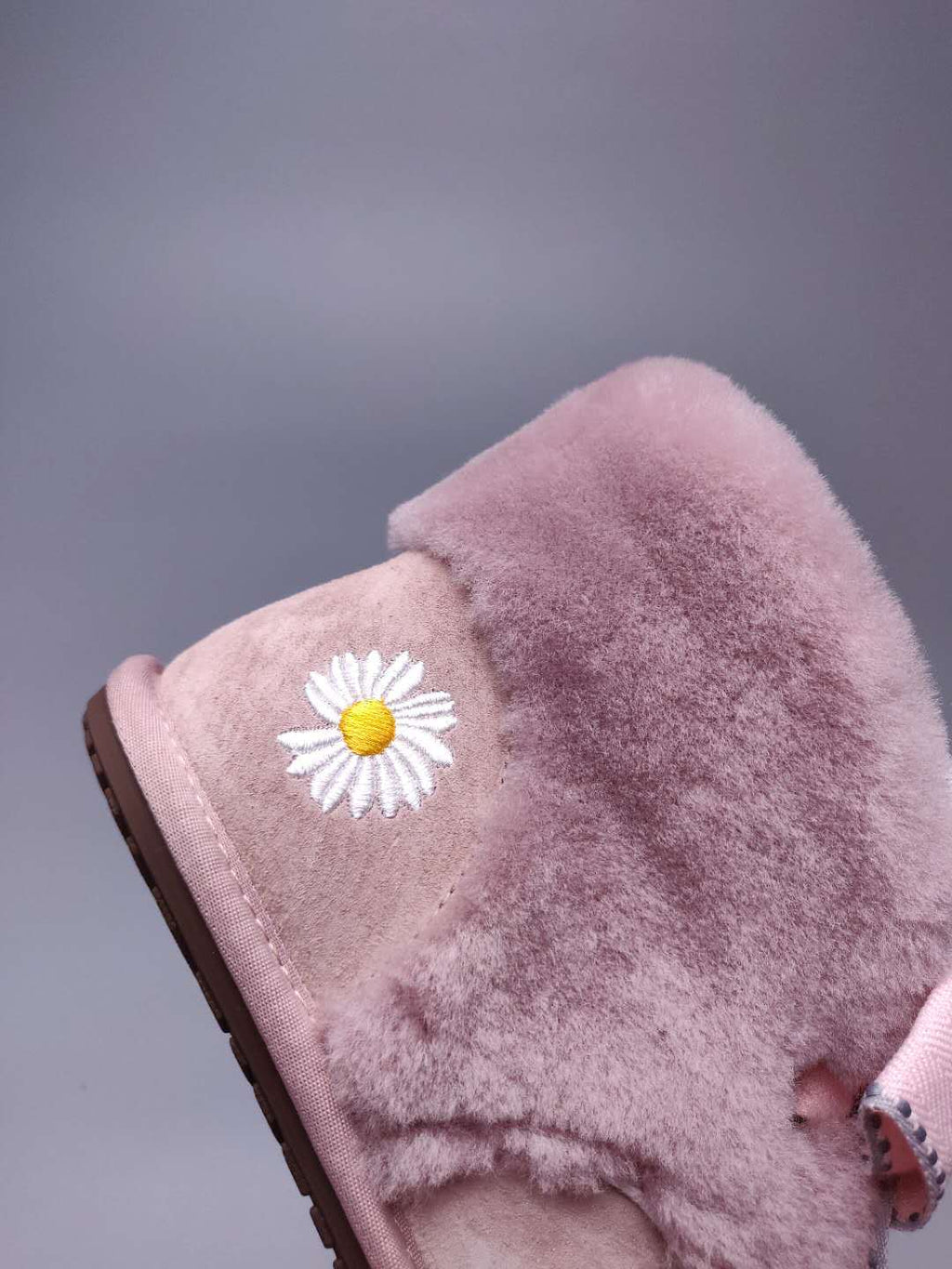 Mu Pink Daisy, Chain & Ribbon Detail Shoes - Style 7888