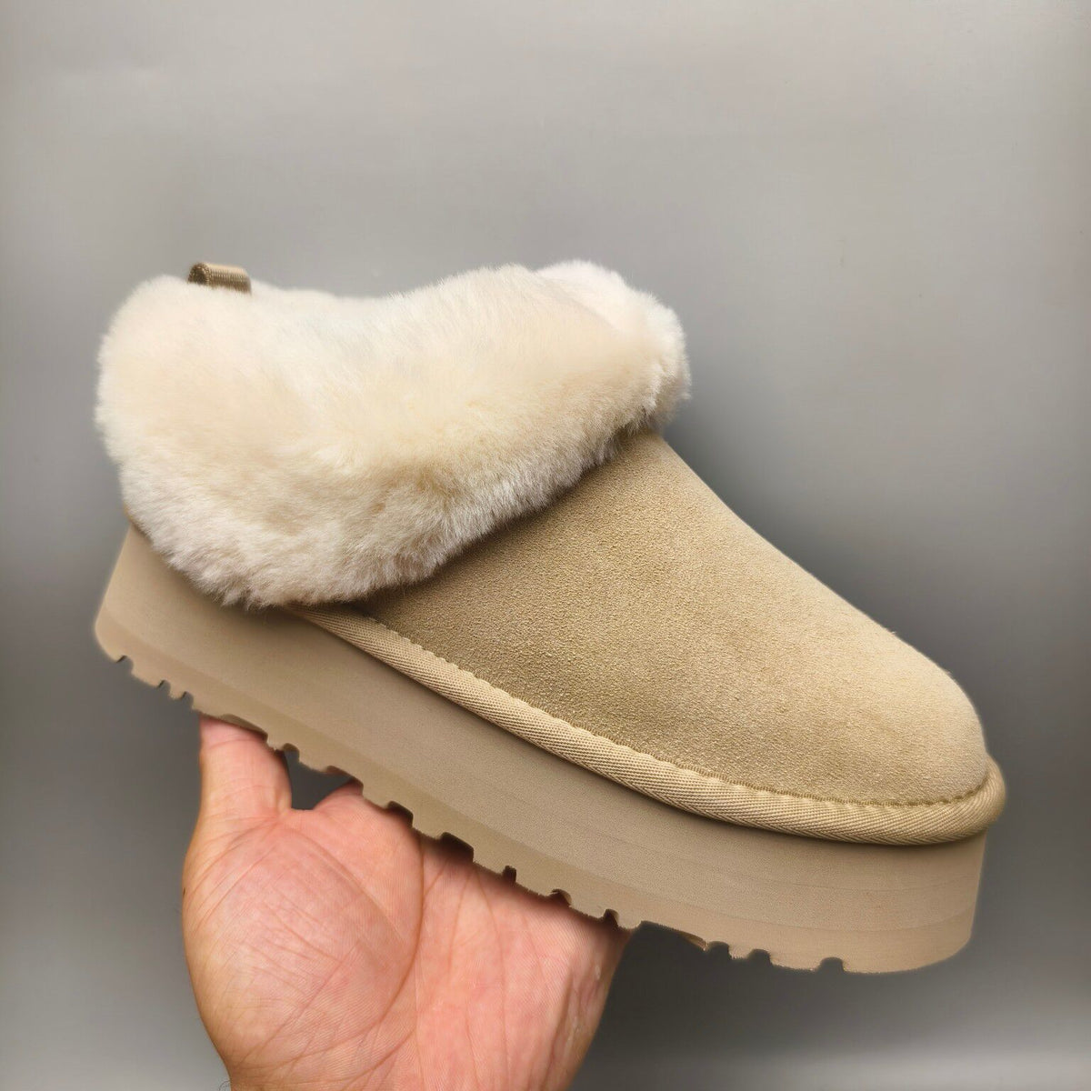 Sand Platform Slip-On Shoes - Style 1393