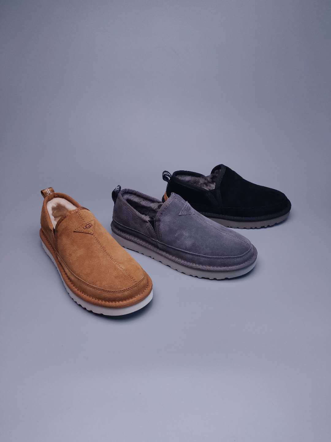 Men's Chestnut Slip-On Low-Top Casual Shoes - Style 3455