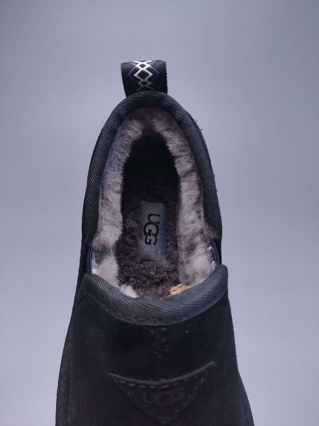 Men's Black Slip-On Low-Top Casual Shoes - Style 3455
