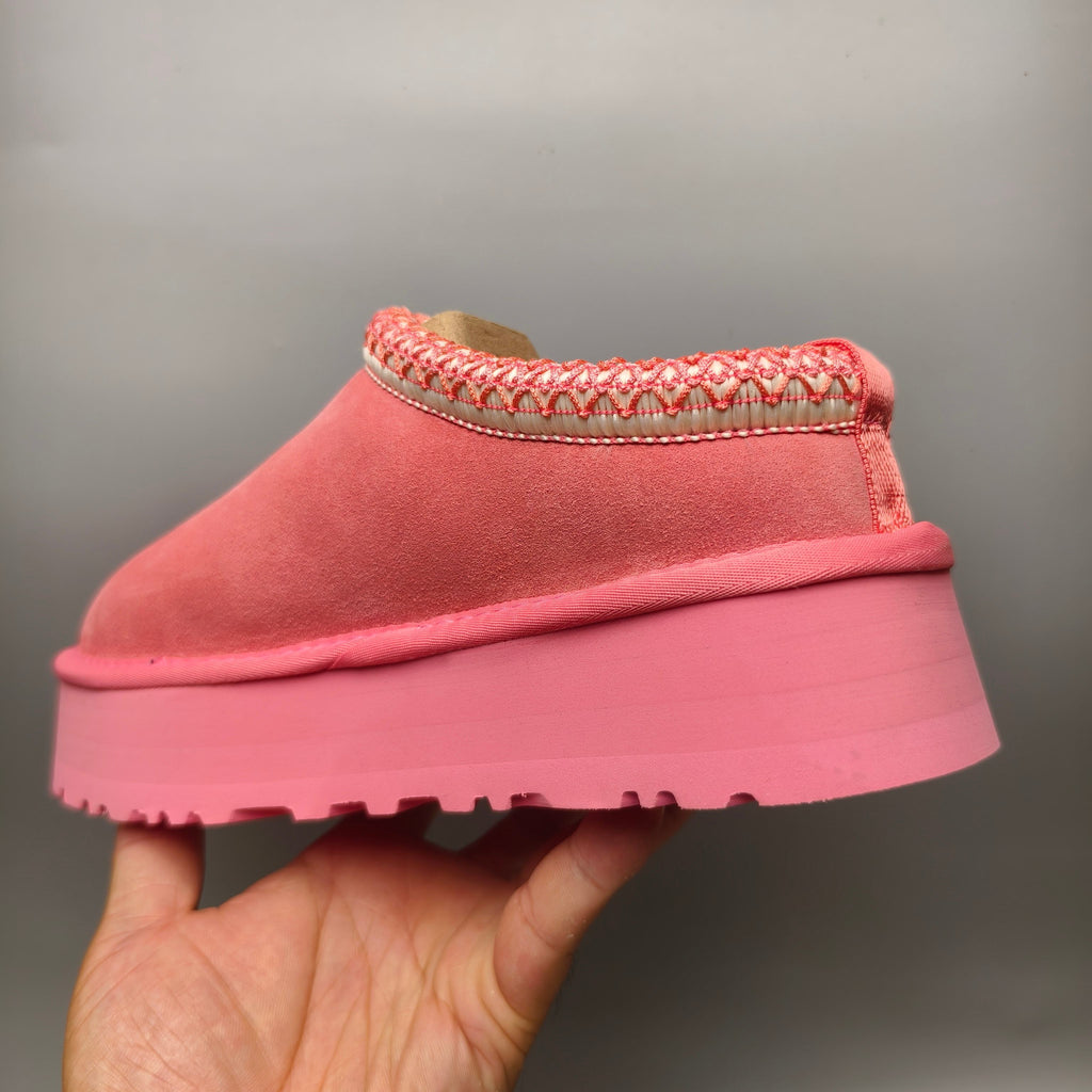 Fuchsia Boho-Inspired Platform Casual Shoes - Style 2553 / 2130