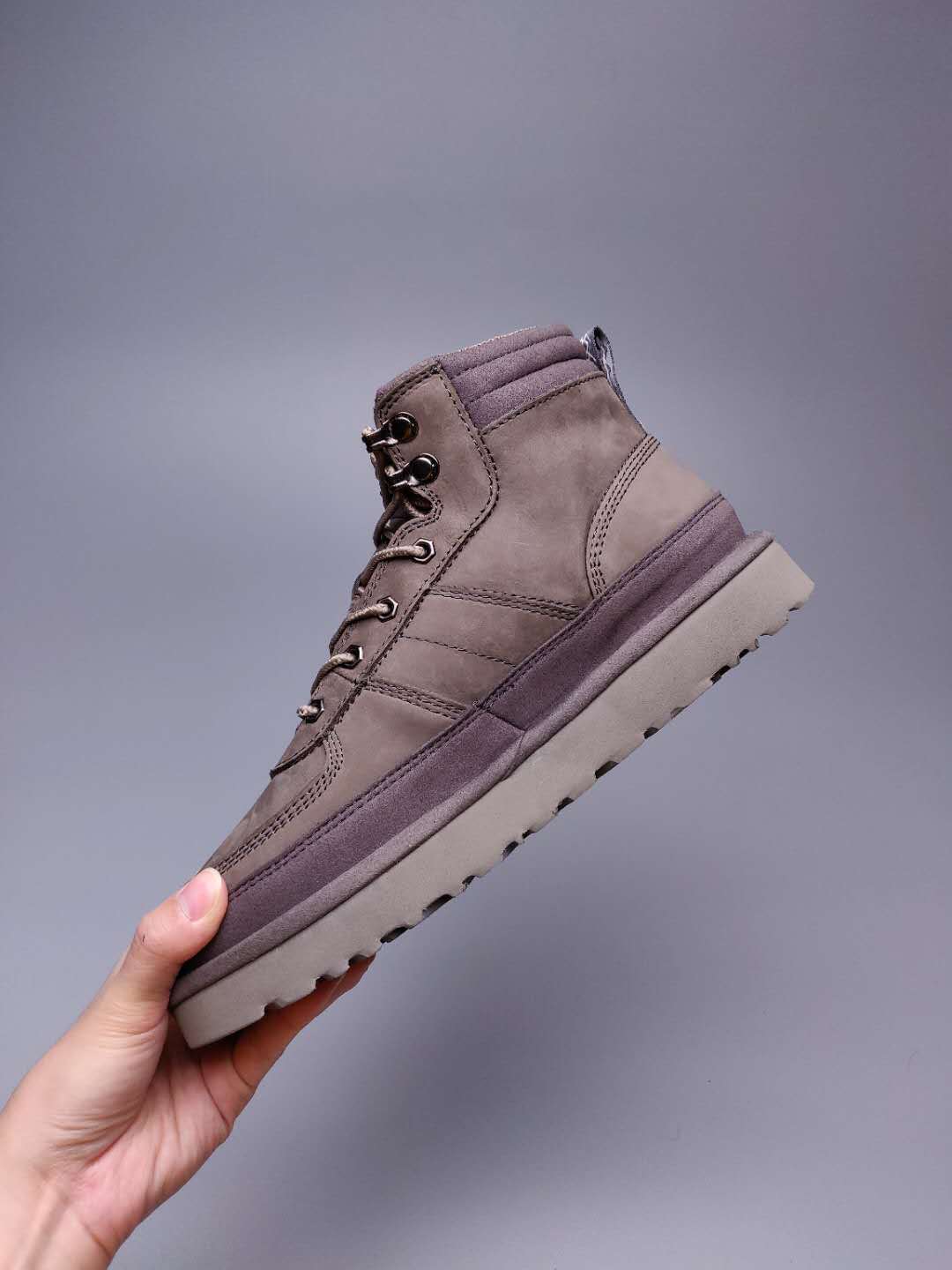 Men's Gray Lace-Up Casual Shoes - Style 2991