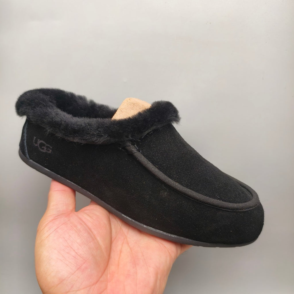 Black Slip-On House Shoes | Style 1391