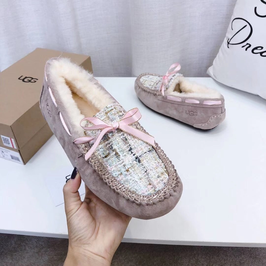 Dusk Pink Chic Loafers - Style 5623