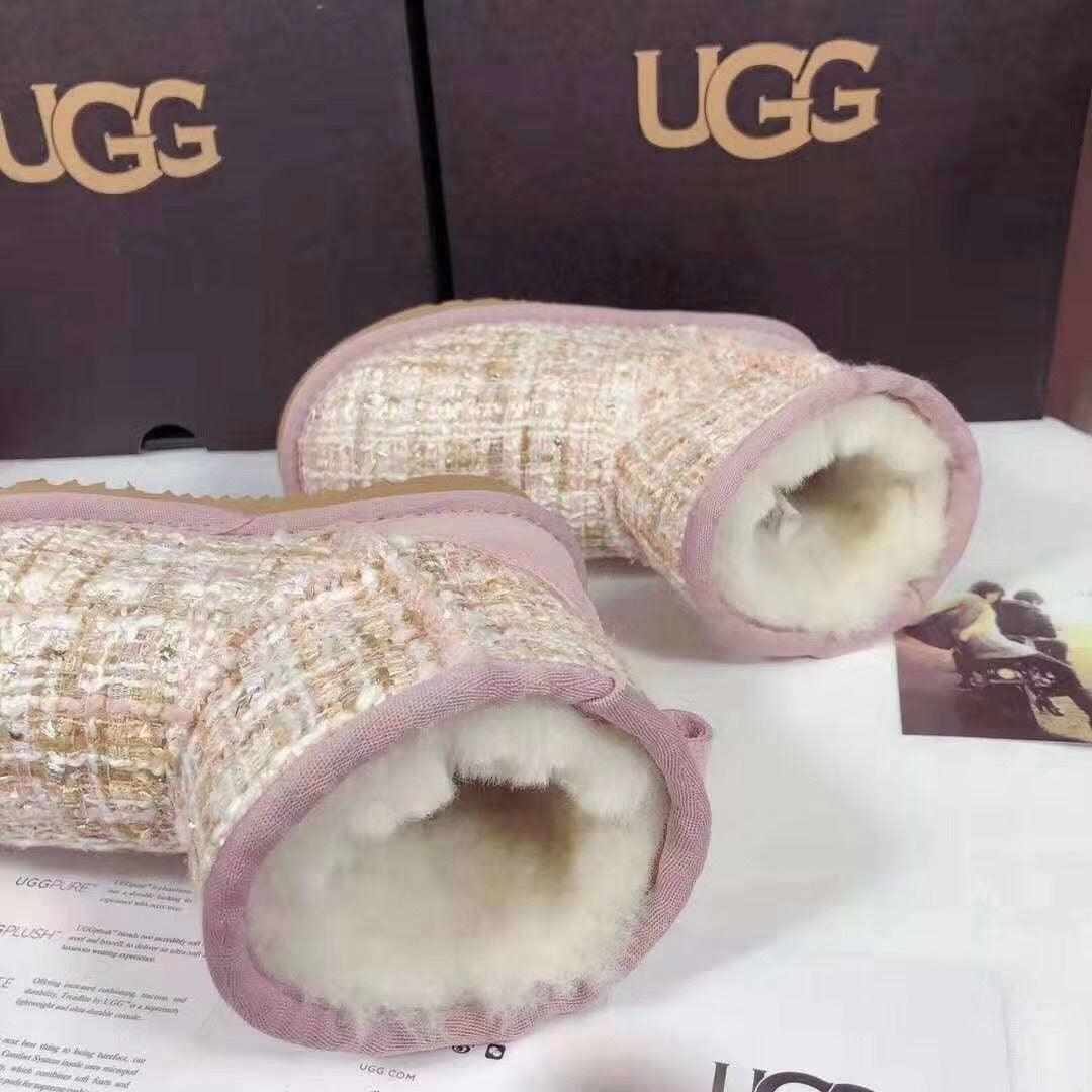 Kids' Chic Pink Snow Boots - Style 5854