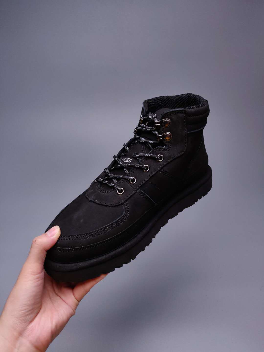 Men's Black Lace-Up Casual Shoes - Style 2991