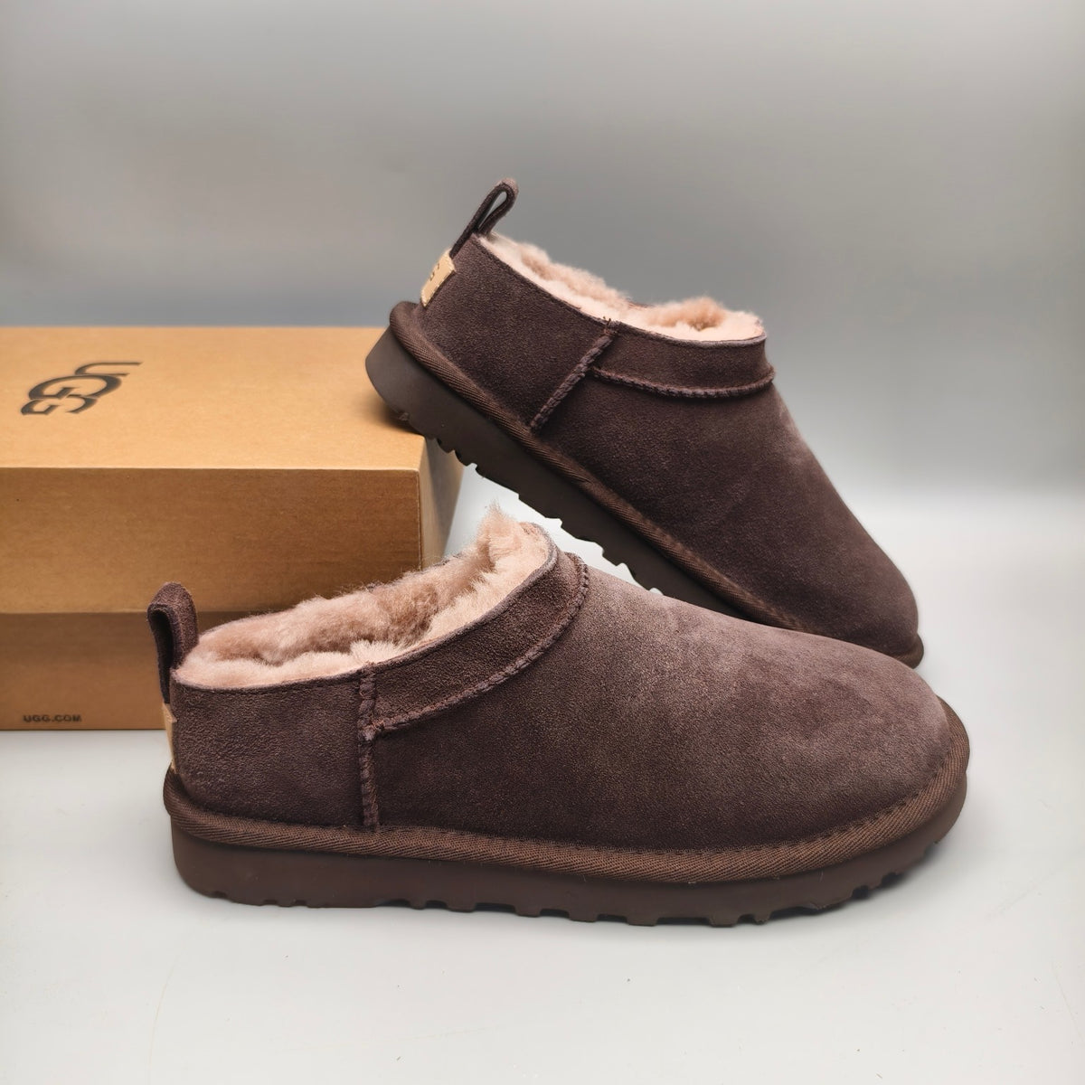 Women's Chocolate Classic Slip-On Shoes - Style 3891