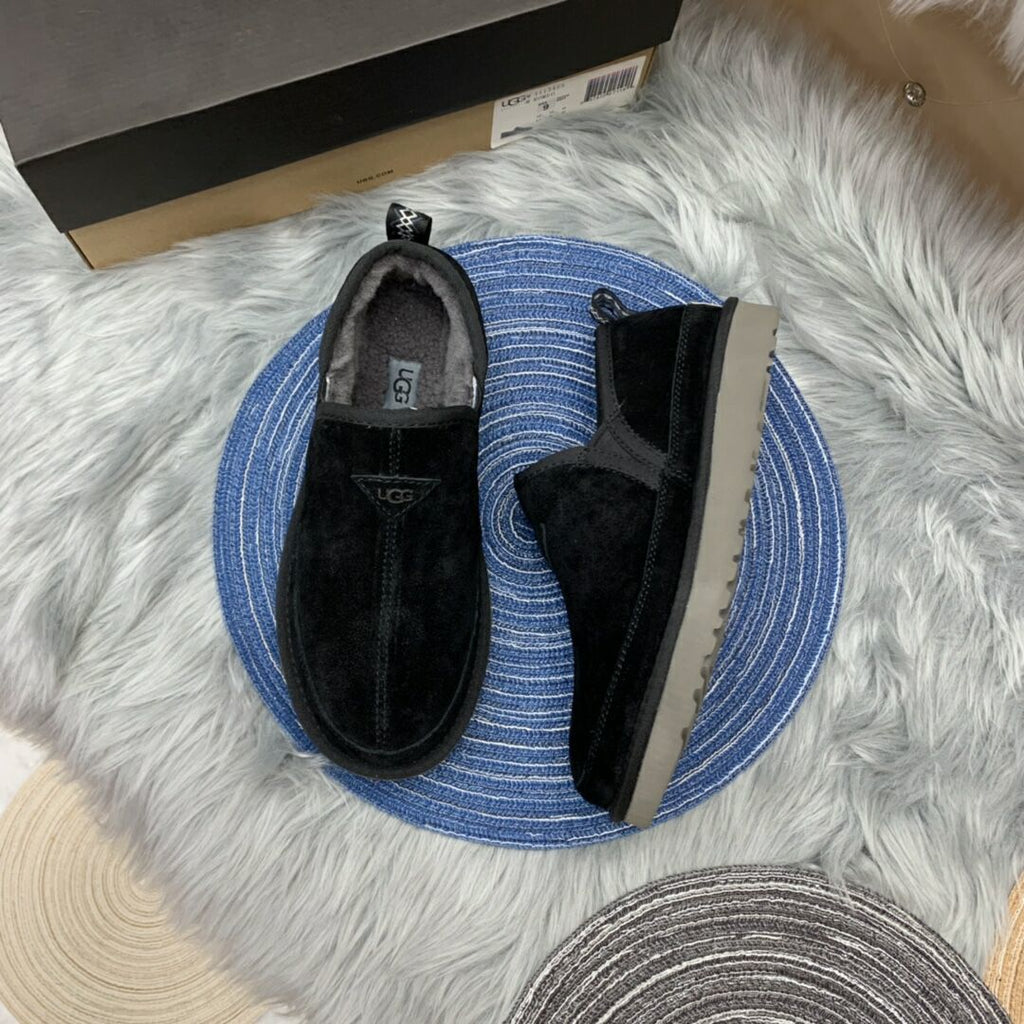 Men's Black Slip-On Low-Top Casual Shoes - Style 3455