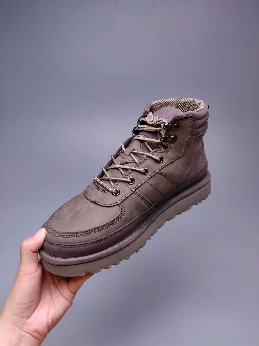 Men's Gray Lace-Up Casual Shoes - Style 2991