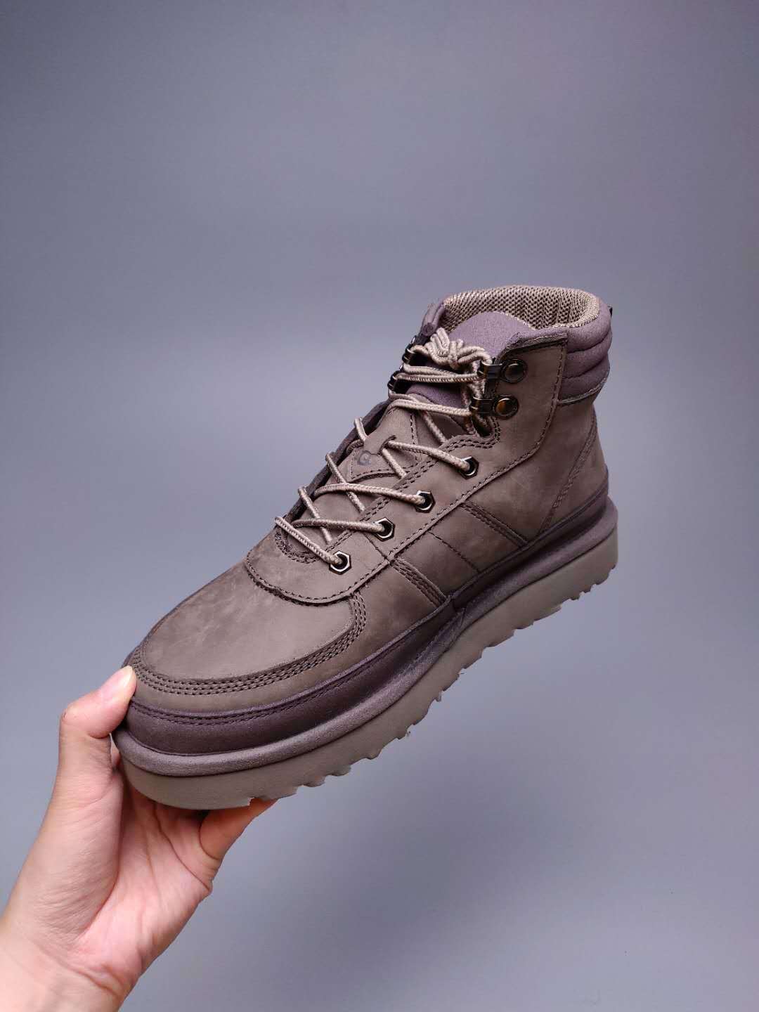Men's Gray Lace-Up Casual Shoes - Style 2991