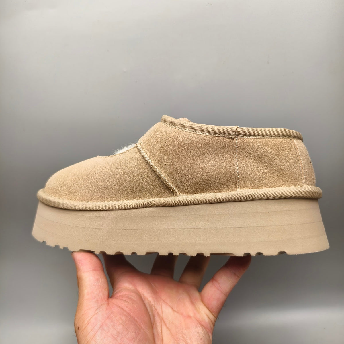 Sand Platform Mary Jane Shoes - Style 7612