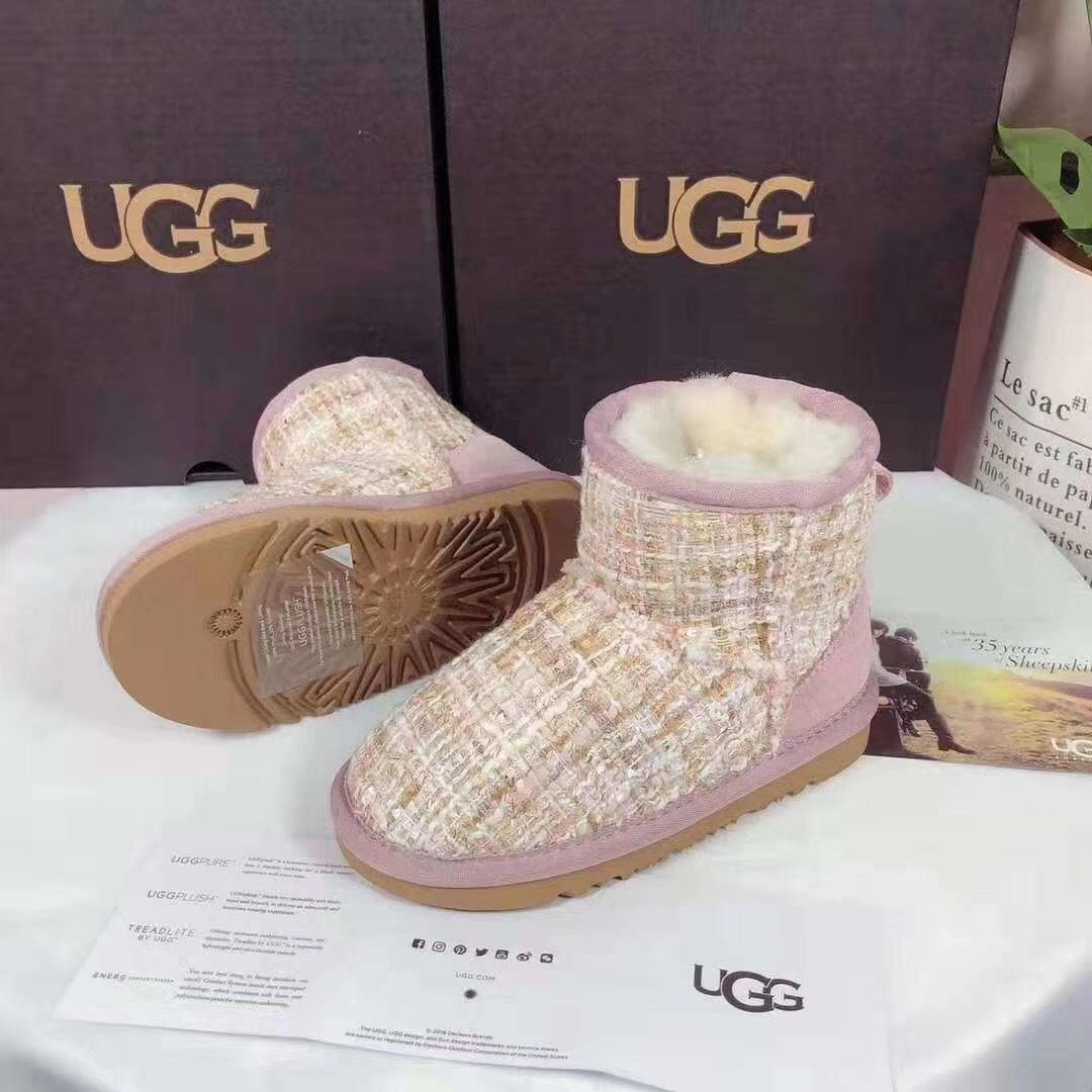 Kids' Chic Pink Snow Boots - Style 5854