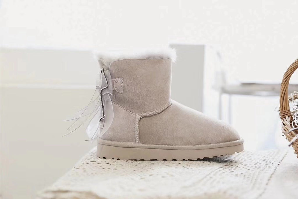 Diamond Gray Three-Way Snow Boots - Style 6503