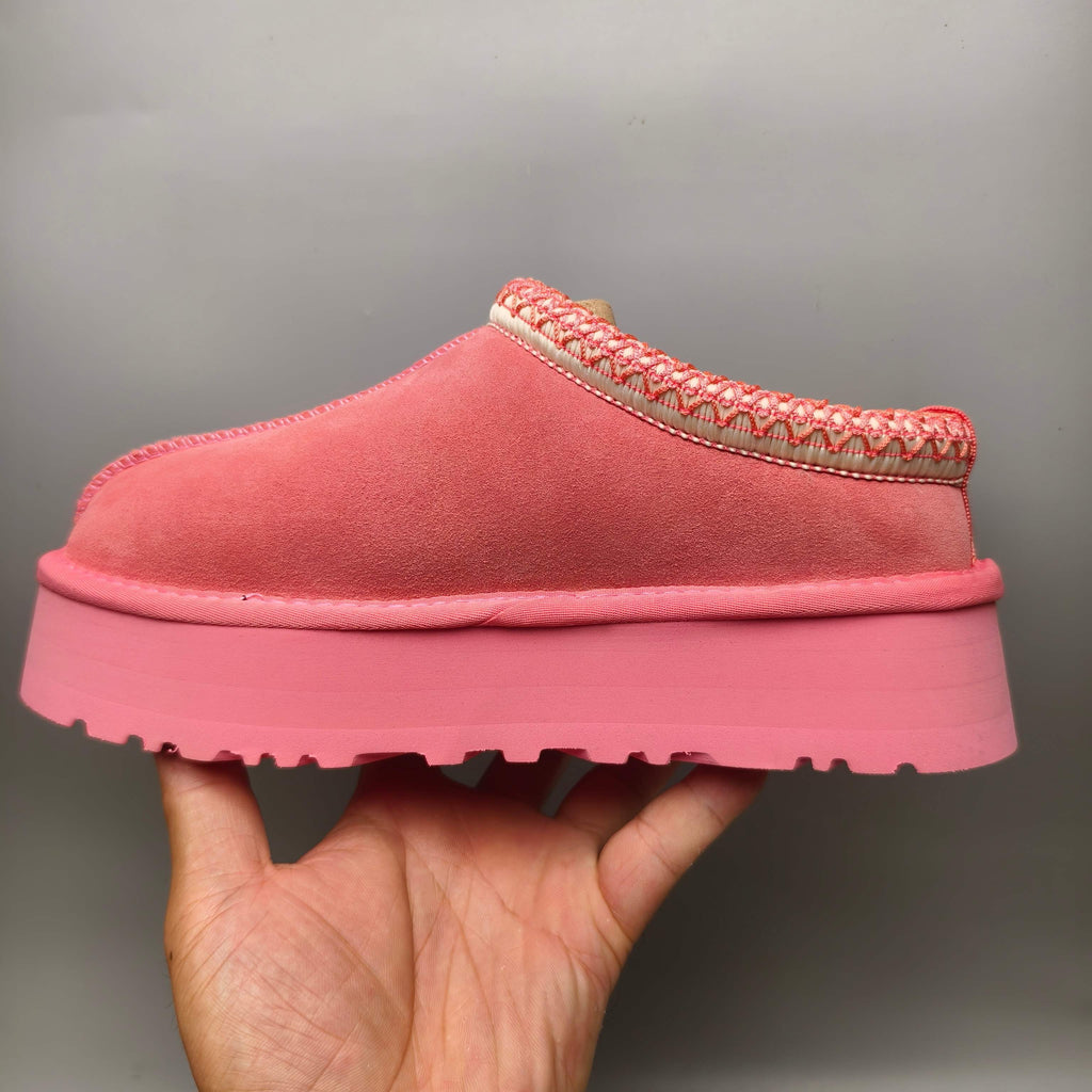 Fuchsia Boho-Inspired Platform Casual Shoes - Style 2553 / 2130