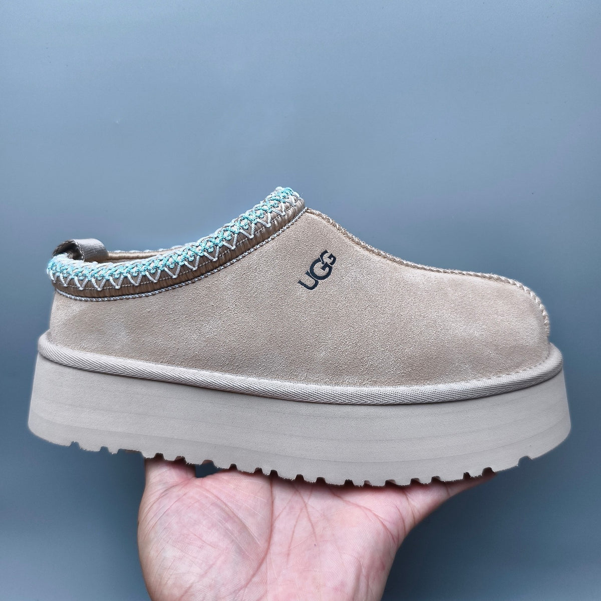 Beige Boho-Inspired Platform Casual Shoes - Style 2553 / 2130