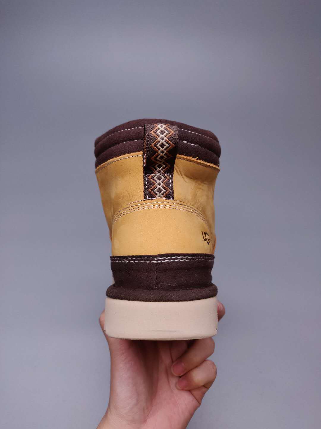 Men's Chestnut Lace-Up Casual Shoes - Style 2991