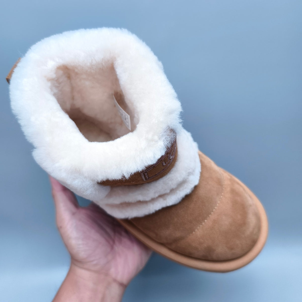 Chestnut Chunky Platform Mid-Top Casual Shoes - Style 3316