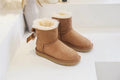 Chestnut Brown Three-Way Snow Boots - Style 6503