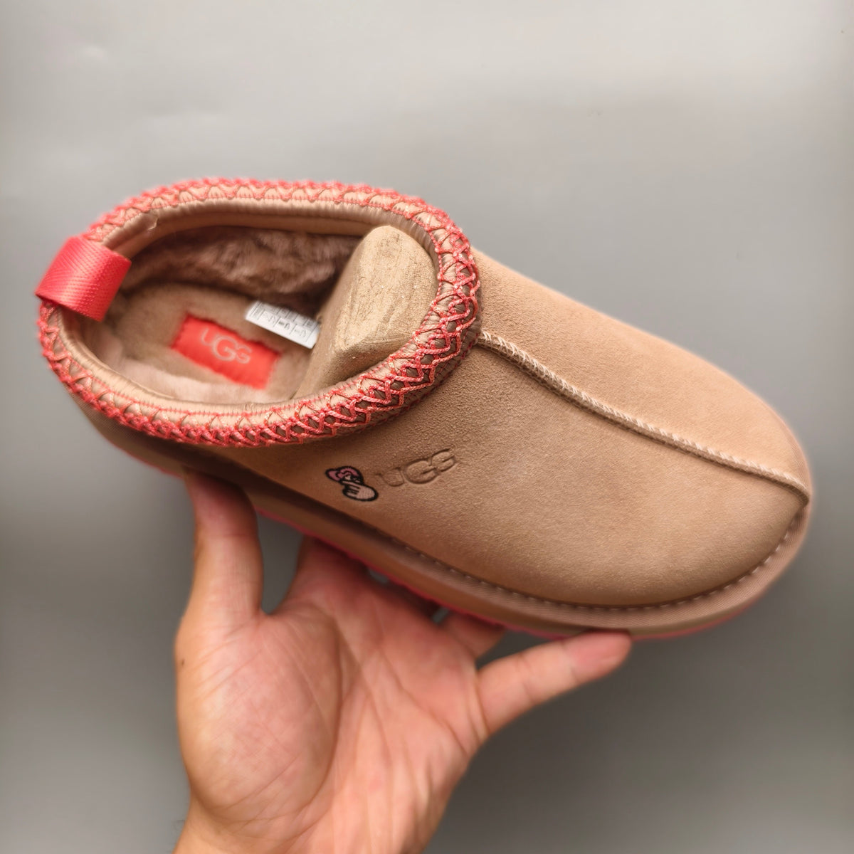 Pink Boho-Inspired Platform Casual Shoes - Style 2553 / 2130