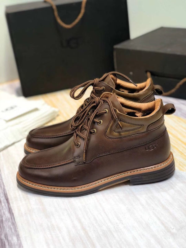 Chocolate Brown Leather Shoes | Upgraded Series