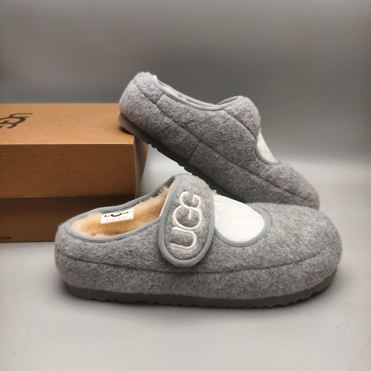 Gray Ultralight Mary Jane Casual Shoes - Style 5097