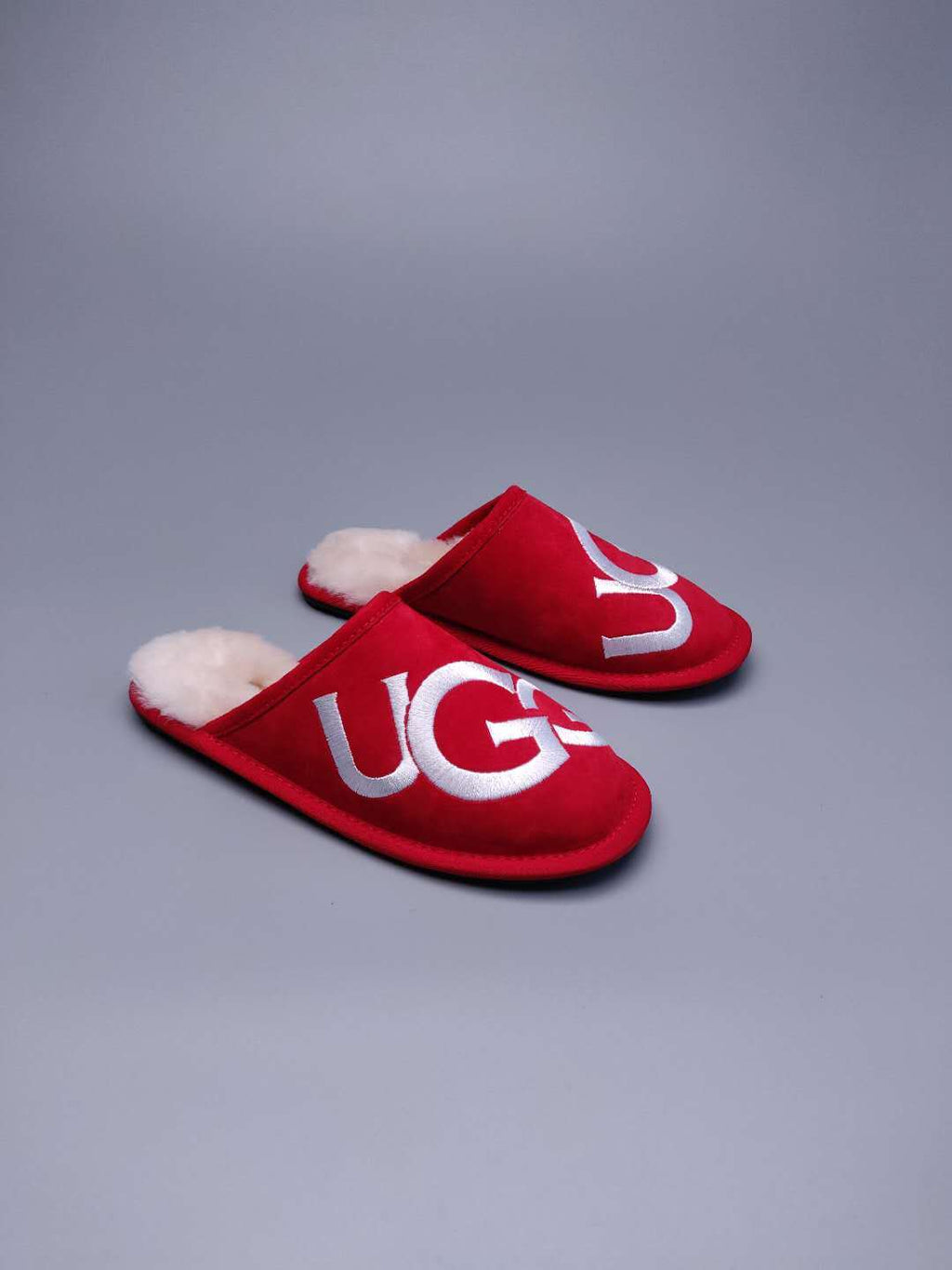 Bright Red Big G Indoor Slippers - Style 2593
