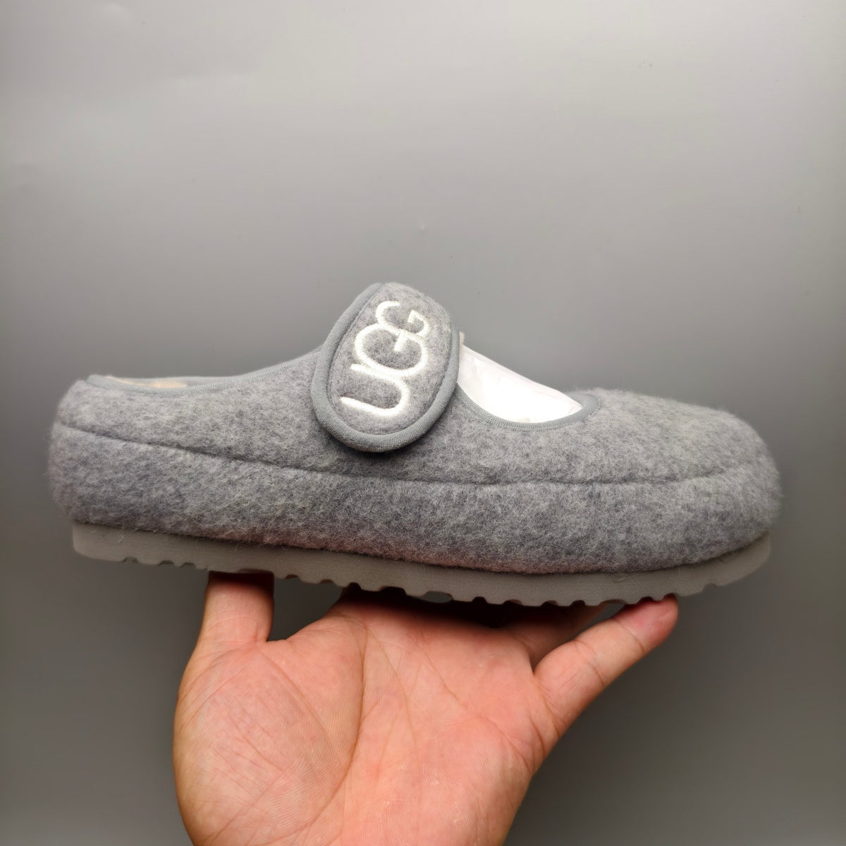 Gray Ultralight Mary Jane Casual Shoes - Style 5097