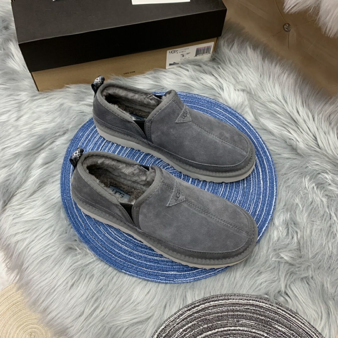 Men's Gray Slip-On Low-Top Casual Shoes - Style 3455