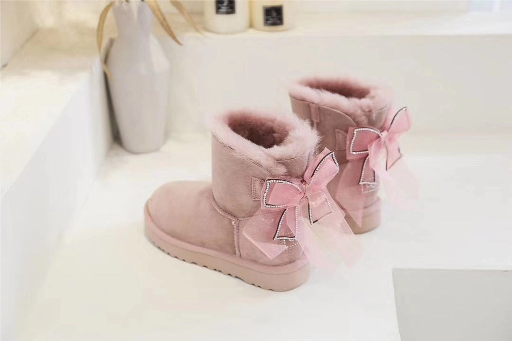 Dusk Pink Three-Way Snow Boots - Style 6503