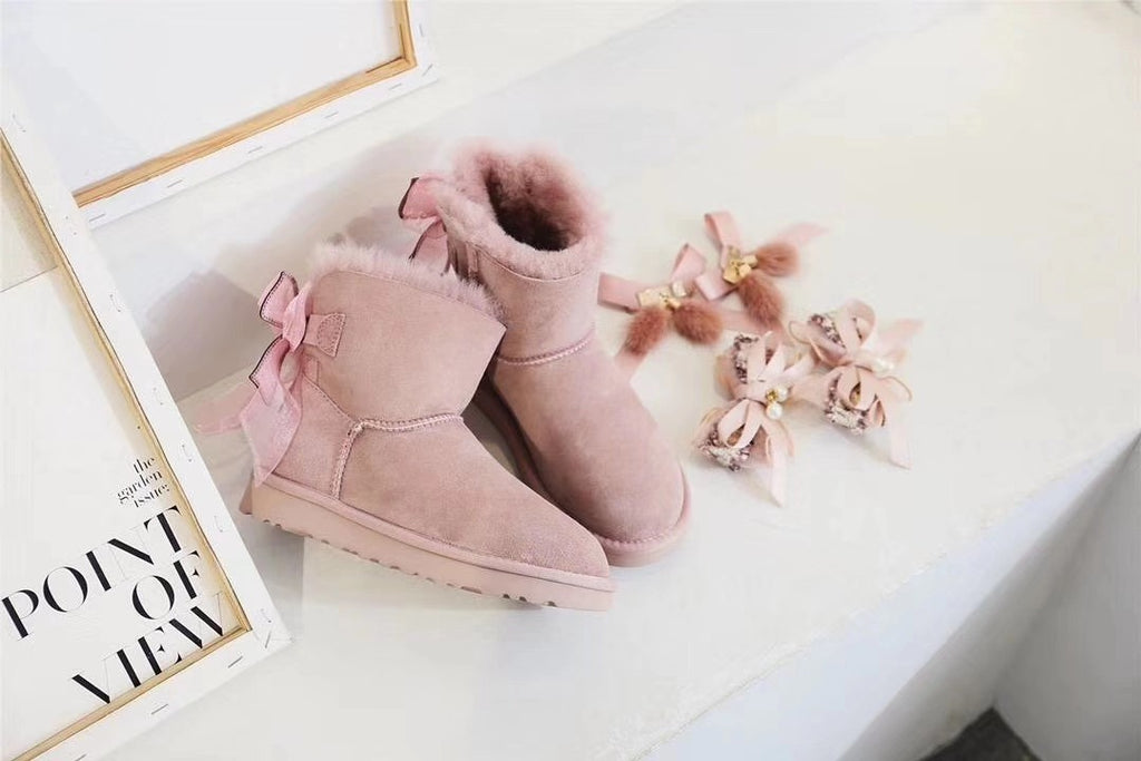 Dusk Pink Three-Way Snow Boots - Style 6503
