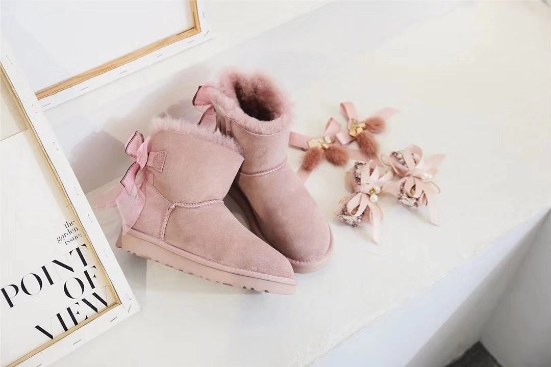 Dusk Pink Three-Way Snow Boots - Style 6503