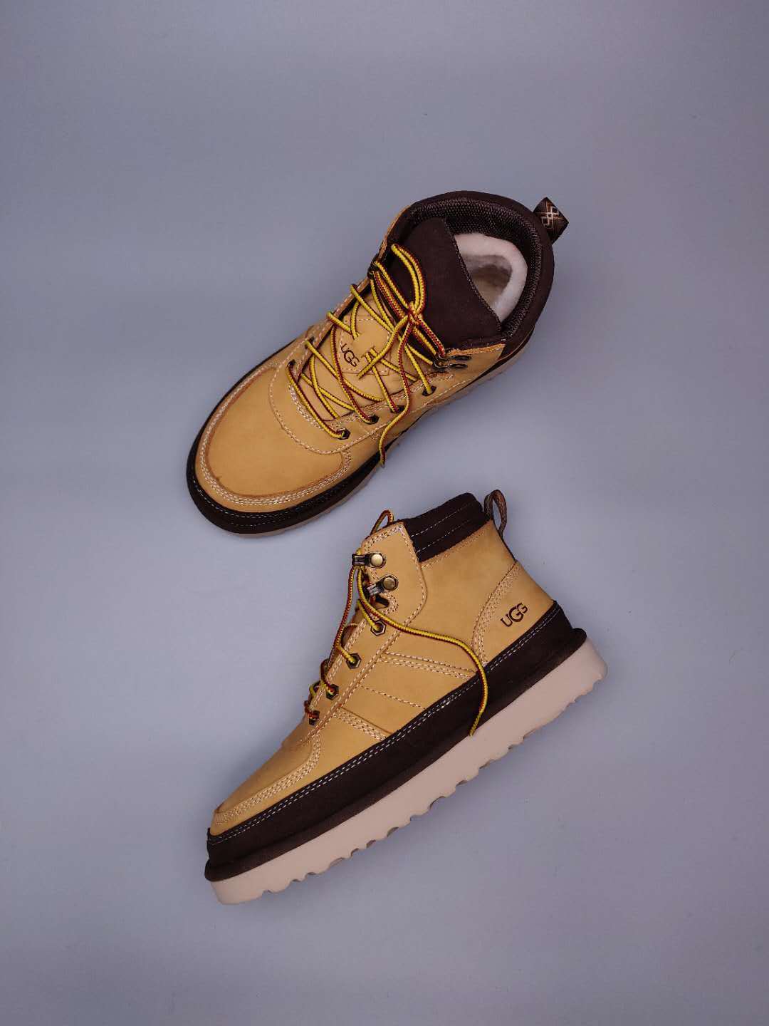 Men's Chestnut Lace-Up Casual Shoes - Style 2991